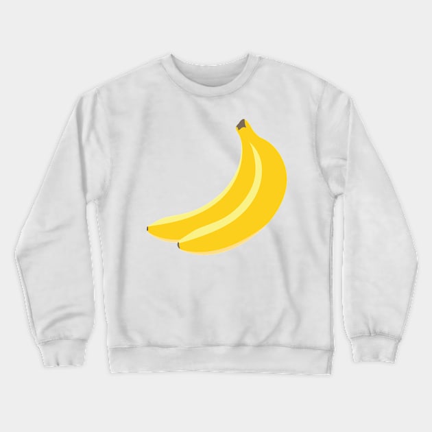 Banana Pattern Crewneck Sweatshirt by Nikamii